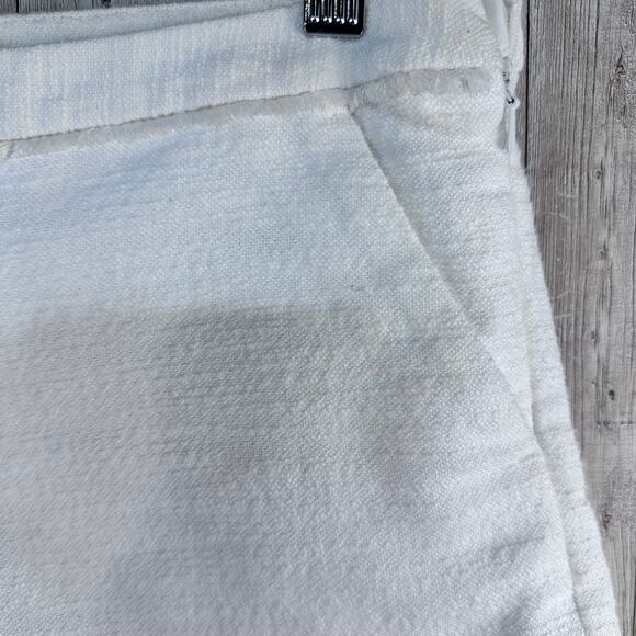 Lilly Pulitzer Adie Shorts Womens 00 White Textured Pocket Plainweave Resortwear - Picture 3 of 7